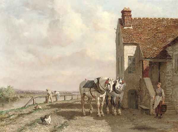 The plough team at rest - view 1