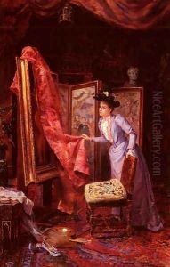 Il Studio Da Pittura (The Painting Studio) by Achille Vianelli