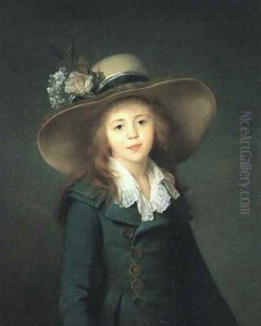 Portrait of Baroness Stroganova 1781-82 by Jean-Louis Voille