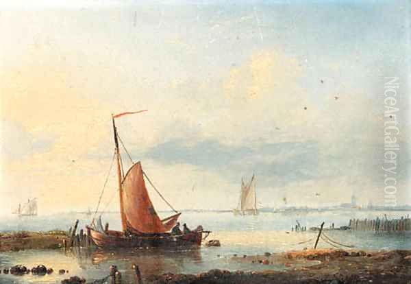 Boats in a harbor - view 1