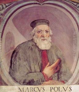 Marco Polo (1254-1324) from the Sala del Mappamondo