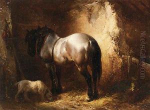 A Horse in a a Stable