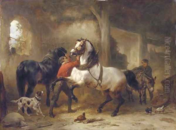 In the stable - view 1