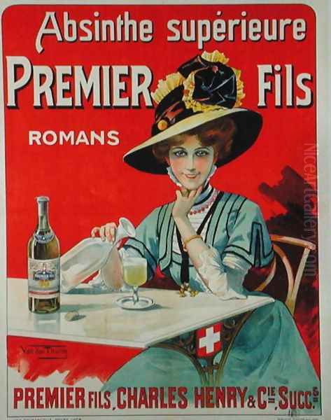 Poster depicting Premier Fils Absinthe, c.1895-1900 - view 1