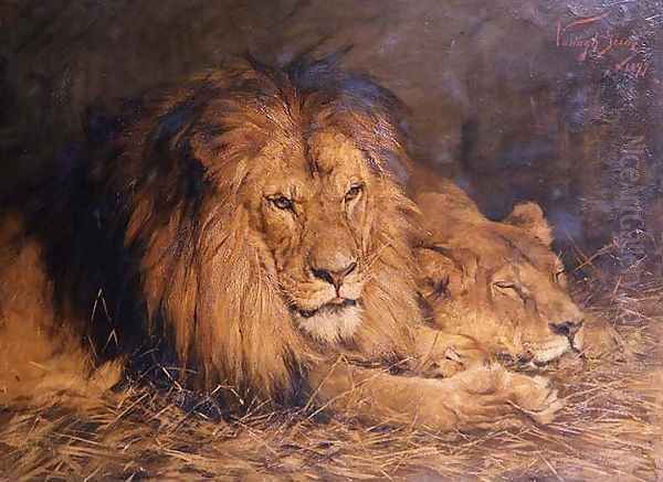 The British Lion, 1899 by Geza Vastagh