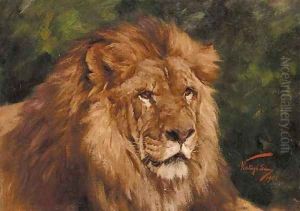 The head of a lion