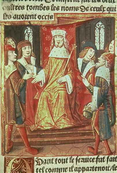 King Arthur and his Knights, from Lancelot du Lac, c.1490 - view 1