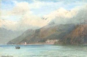 On Lake Como by John Jnr. Varley