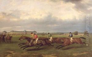 Racing at Chantilly by Pierre Vernet