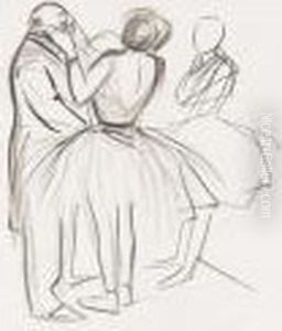 Deux Danseuses, Coulisses by Jean-Louis Forain
