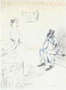 The Unhappy Suitor by Jean-Louis Forain