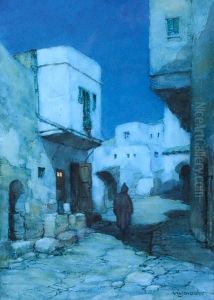 A Moonlit Street, North Africa A Moonlit Street, North Africa