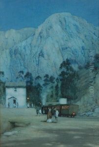 The Night Train by Albert Moulton Foweraker