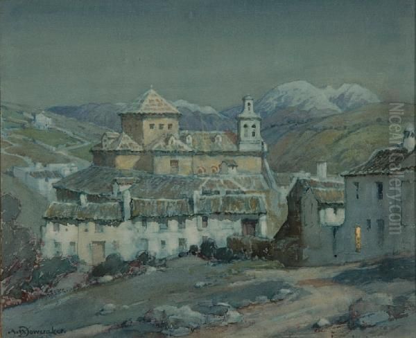 A Spanish Village By Moonlight - view 1