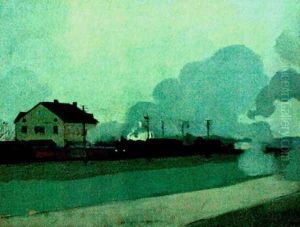 Train Station by Lascar Vorel