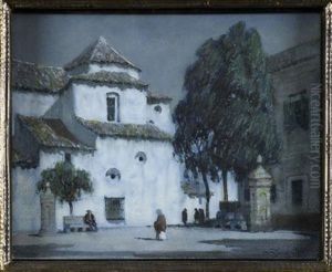 Moonlight, San Roque by Albert Moulton Foweraker