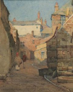 Pudding Lane by Albert Moulton Foweraker