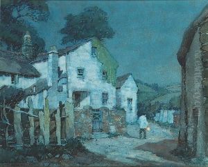 A Devon Village by Albert Moulton Foweraker