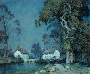 Devonshire Homestead by Albert Moulton Foweraker