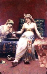 Salome with the Head of John the Baptist, 1882 by Jean Baptiste Hippolyte de Vergeses