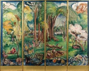 Jeux De L'ete Ou La Vie De La Foret by Emile-Othon Friesz