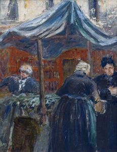Les Bretonnes Au Marche by Emile-Othon Friesz