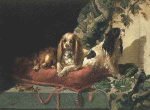 King Charles Spaniels by Vincent de Vos
