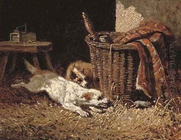 A chase in the barn - view 1