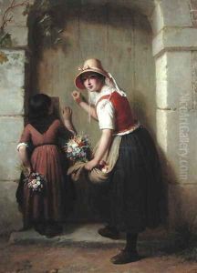 The Flower Sellers by Francois Verheyden