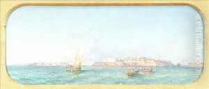 The Grandharbour, Valetta, Malta by Luigi Maria Galea