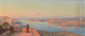 View Of The Grand Harbour And 
The Threefortified Cities Of Cospicua, Vittoriosa, And Senglea, Malta