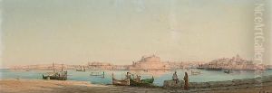 The Three Cities From Valletta, Malta