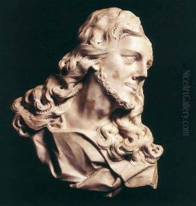 Bust of Christ by Christophe Veyrier