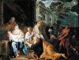 Adoration of the Magi, 1708 by Claude Verdot