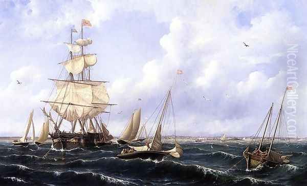 View of Shipping in new Bedford Harbor - view 1