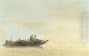 Fishermen at dawn by Albert Van Beest