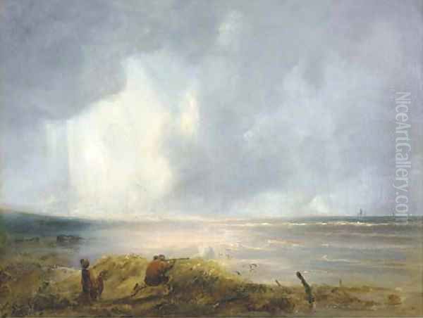 Hunting along the seashore - view 1