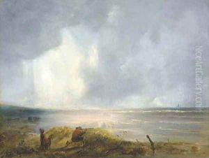 Hunting along the seashore