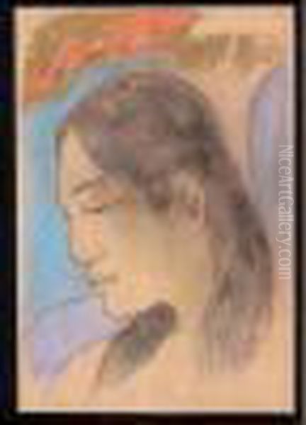 Tete De Tahitienne, De Profil A Gauche, Vers 1892 - view 1