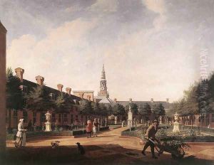 The Courtyard of the Proveniershof c. 1735