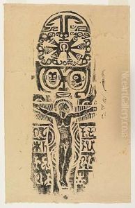 Christ En Croix<</b> by Paul Gauguin
