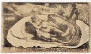 Manao Tupapau. 1893-1894. by Paul Gauguin