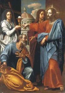 The Last Communion of Saint Peter by Ottavio Vannini