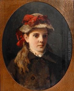 Portrait Of Louise Giallina by Angelos Giallina