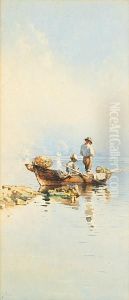 Fishermen Off Corfu