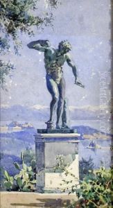 Statue Overlooking The Coast