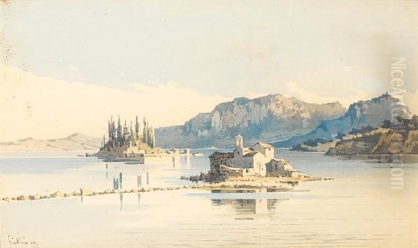 The Islands Of Pontikonissi And Vlacherna, Corfu - view 1