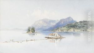 Kloster Vlacherna Und Die Insel Pontikonisi Bei Korfu