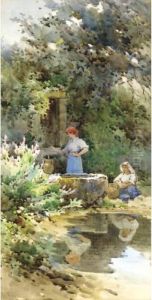 By The Well by Angelos Giallina