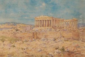 View Of The Acropolis by Angelos Giallina